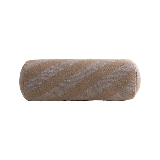 Hello Honey® Woven Stripes Recycled Cotton Blend Bolster Pillow